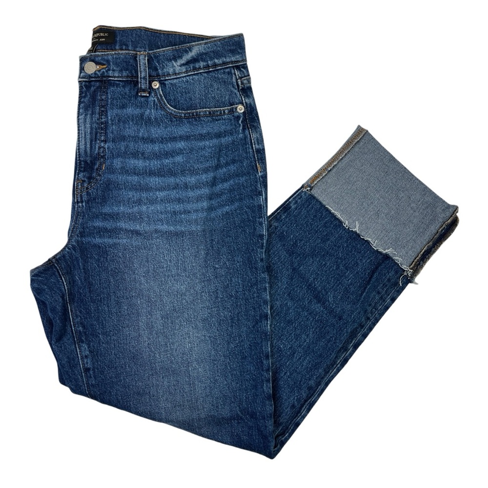 Banana Republic Factory Curvy Slouch jeans blue dark wash - 28